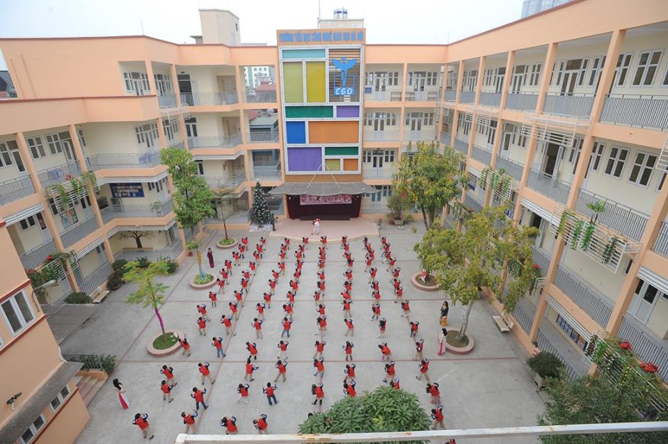 Cơ sở vật chất trường Tiểu học công nghệ giáo dục Hà Nội (Ảnh: website nhà trường)