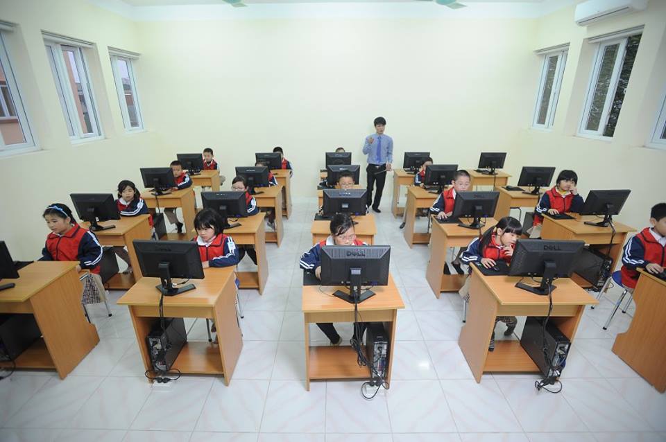 Cơ sở vật chất trường Tiểu học Công nghệ Giáo dục Hà Nội (Ảnh: website nhà trường)